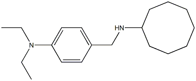 N-{[4-(diethylamino)phenyl]methyl}cyclooctanamine 구조식 이미지