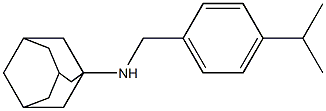 N-{[4-(propan-2-yl)phenyl]methyl}adamantan-1-amine Structure