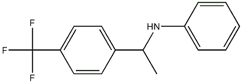 N-{1-[4-(trifluoromethyl)phenyl]ethyl}aniline 구조식 이미지