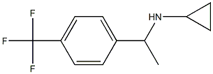 N-{1-[4-(trifluoromethyl)phenyl]ethyl}cyclopropanamine 구조식 이미지