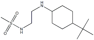 N-{2-[(4-tert-butylcyclohexyl)amino]ethyl}methanesulfonamide Structure