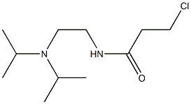 N-{2-[bis(propan-2-yl)amino]ethyl}-3-chloropropanamide Structure