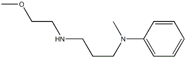 N-{3-[(2-methoxyethyl)amino]propyl}-N-methylaniline Structure