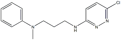 N-{3-[(6-chloropyridazin-3-yl)amino]propyl}-N-methylaniline 구조식 이미지