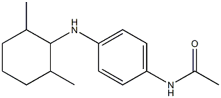 N-{4-[(2,6-dimethylcyclohexyl)amino]phenyl}acetamide Structure
