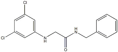 N-benzyl-2-[(3,5-dichlorophenyl)amino]acetamide 구조식 이미지