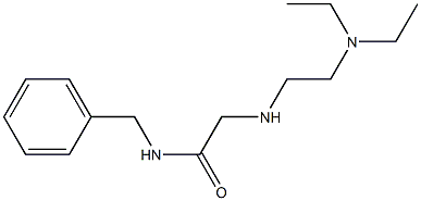 N-benzyl-2-{[2-(diethylamino)ethyl]amino}acetamide 구조식 이미지