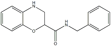N-benzyl-3,4-dihydro-2H-1,4-benzoxazine-2-carboxamide Structure