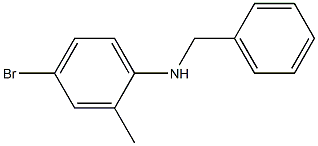 N-benzyl-4-bromo-2-methylaniline Structure