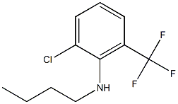 N-butyl-2-chloro-6-(trifluoromethyl)aniline 구조식 이미지