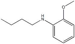 N-butyl-2-methoxyaniline 구조식 이미지