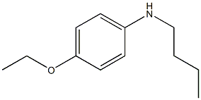 N-butyl-4-ethoxyaniline 구조식 이미지