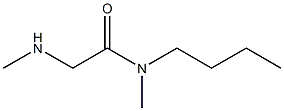 N-butyl-N-methyl-2-(methylamino)acetamide 구조식 이미지