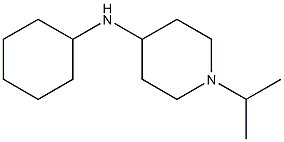 N-cyclohexyl-1-(propan-2-yl)piperidin-4-amine 구조식 이미지