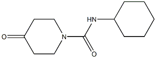 N-cyclohexyl-4-oxopiperidine-1-carboxamide Structure