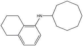 N-cyclooctyl-5,6,7,8-tetrahydronaphthalen-1-amine Structure