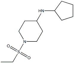 N-cyclopentyl-1-(ethanesulfonyl)piperidin-4-amine Structure