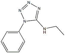 N-ethyl-1-phenyl-1H-1,2,3,4-tetrazol-5-amine 구조식 이미지