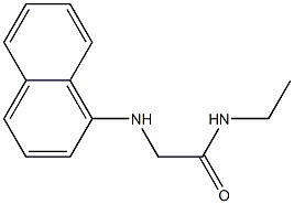 N-ethyl-2-(naphthalen-1-ylamino)acetamide 구조식 이미지