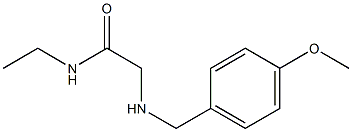 N-ethyl-2-{[(4-methoxyphenyl)methyl]amino}acetamide 구조식 이미지