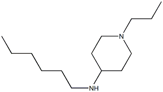 N-hexyl-1-propylpiperidin-4-amine 구조식 이미지