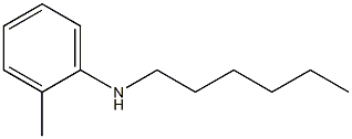 N-hexyl-2-methylaniline 구조식 이미지