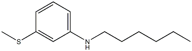 N-hexyl-3-(methylsulfanyl)aniline 구조식 이미지