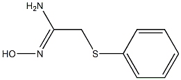 N'-hydroxy-2-(phenylsulfanyl)ethanimidamide Structure
