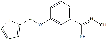 N'-hydroxy-3-(thien-2-ylmethoxy)benzenecarboximidamide Structure