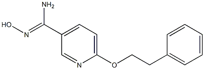 N'-hydroxy-6-(2-phenylethoxy)pyridine-3-carboximidamide 구조식 이미지