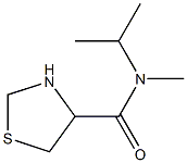 N-isopropyl-N-methyl-1,3-thiazolidine-4-carboxamide 구조식 이미지