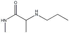 N-methyl-2-(propylamino)propanamide 구조식 이미지