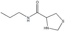 N-propyl-1,3-thiazolidine-4-carboxamide 구조식 이미지