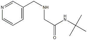 N-tert-butyl-2-[(pyridin-3-ylmethyl)amino]acetamide Structure