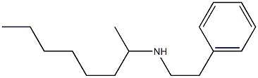 octan-2-yl(2-phenylethyl)amine 구조식 이미지