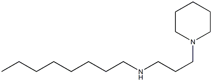 octyl[3-(piperidin-1-yl)propyl]amine Structure