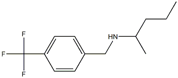 pentan-2-yl({[4-(trifluoromethyl)phenyl]methyl})amine Structure