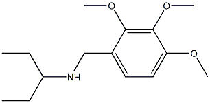 pentan-3-yl[(2,3,4-trimethoxyphenyl)methyl]amine Structure