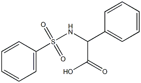 phenyl[(phenylsulfonyl)amino]acetic acid 구조식 이미지
