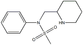 phenyl-N-(piperidin-2-ylmethyl)methanesulfonamide 구조식 이미지