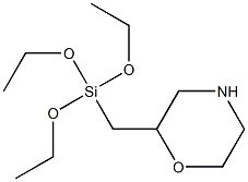 Triethoxylsilylmethylmorpholine 구조식 이미지