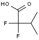 2,2-Difluoro-3-methylbutyric acid 구조식 이미지