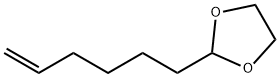 1,3-Dioxolane,  2-(5-hexen-1-yl)- Structure