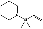 Piperidine,  1-(ethenyldimethylsilyl)- Structure