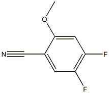 2-methoxy-4,5-difluorobenzonitrile Structure