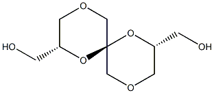 1,4,7,10-Tetraoxaspiro[5.5]undecane-2,8-dimethanol,  (2R,6S,8R)- 구조식 이미지