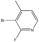 3-Bromo-2-fluoro-4-methylpyridine Structure