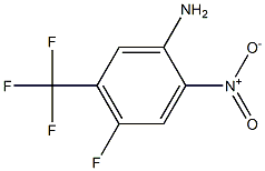 4-Fluoro-2-nitro-5-(trifluoromethyl)aniline 구조식 이미지