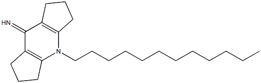 4-dodecyl-2,3,4,5,6,7-hexahydrodicyclopenta[b,e]pyridin-8(1H)-imine Structure