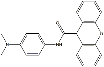 N-[4-(dimethylamino)phenyl]-9H-xanthene-9-carboxamide Structure